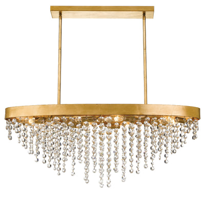 Winham 8 Light Antique Gold Crystal Chandelier Chandelier Crystorama