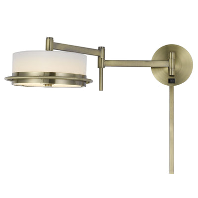 LED 10W SARNEN WALL SWING ARM READING LAMP. 3 FT WIRE COVER INCLUDED Wall Sconce Cal Lighting