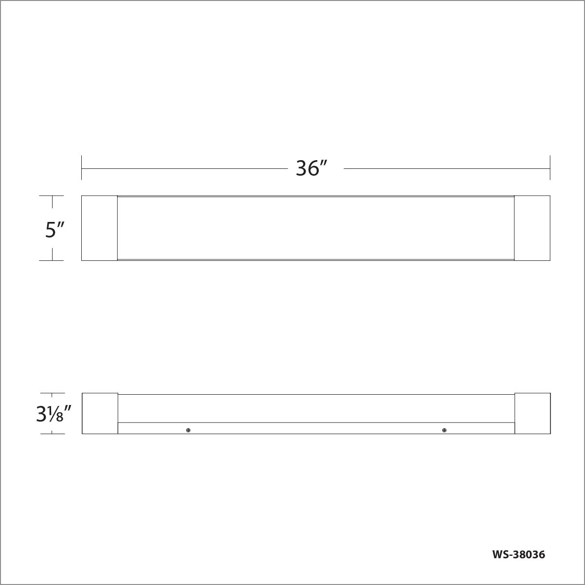 Darcy LED Bath Vanity or Wall Light Bath and Vanity WAC Lighting