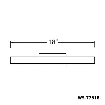 Brink LED 3-CCT Bath Vanity or Wall Light Bath and Vanity WAC Lighting