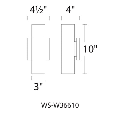 Caliber LED Indoor and Outdoor Wall Light Exterior WAC Lighting