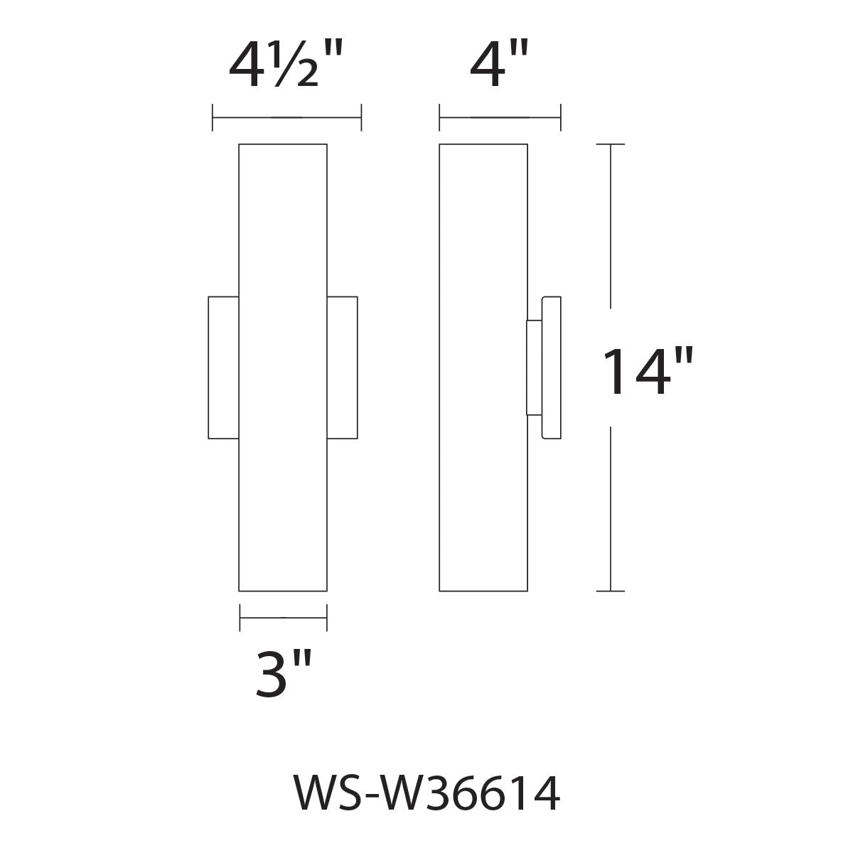 Caliber LED Indoor and Outdoor Wall Light Exterior WAC Lighting