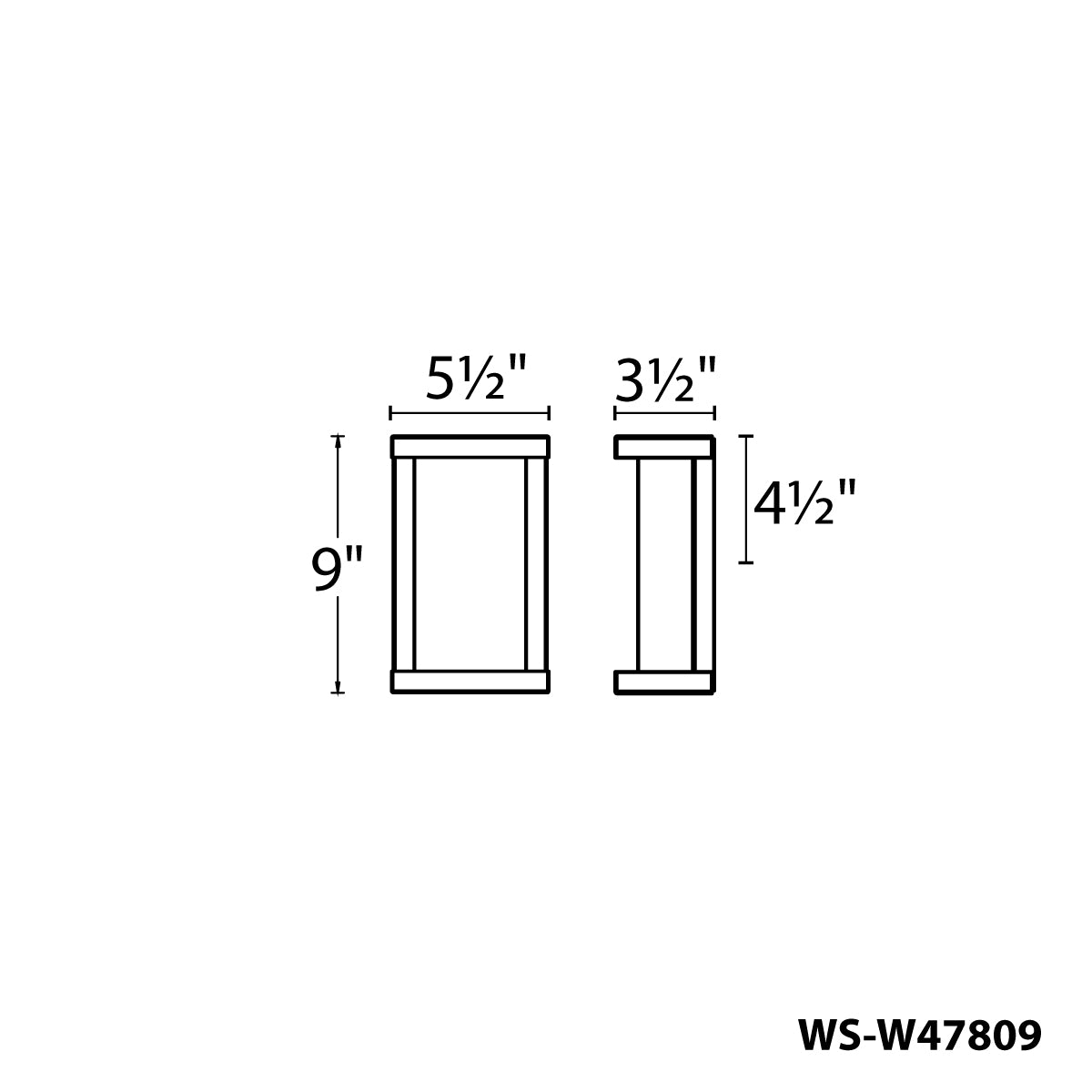 Case LED Indoor and Outdoor Wall Light Exterior WAC Lighting