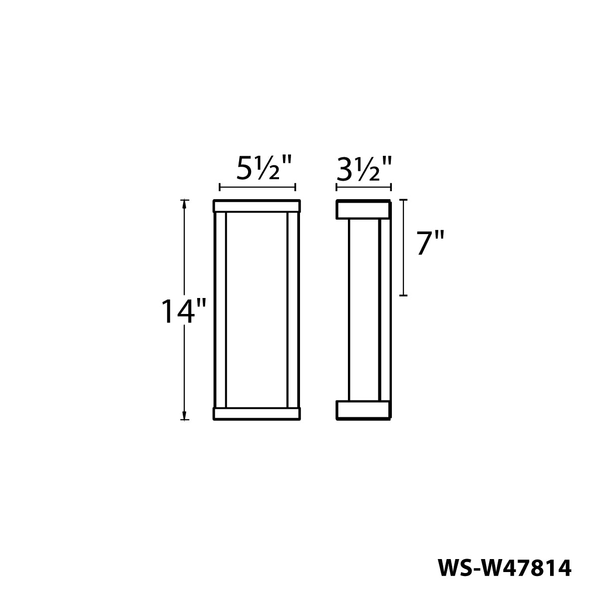 Case LED Indoor and Outdoor Wall Light Exterior WAC Lighting