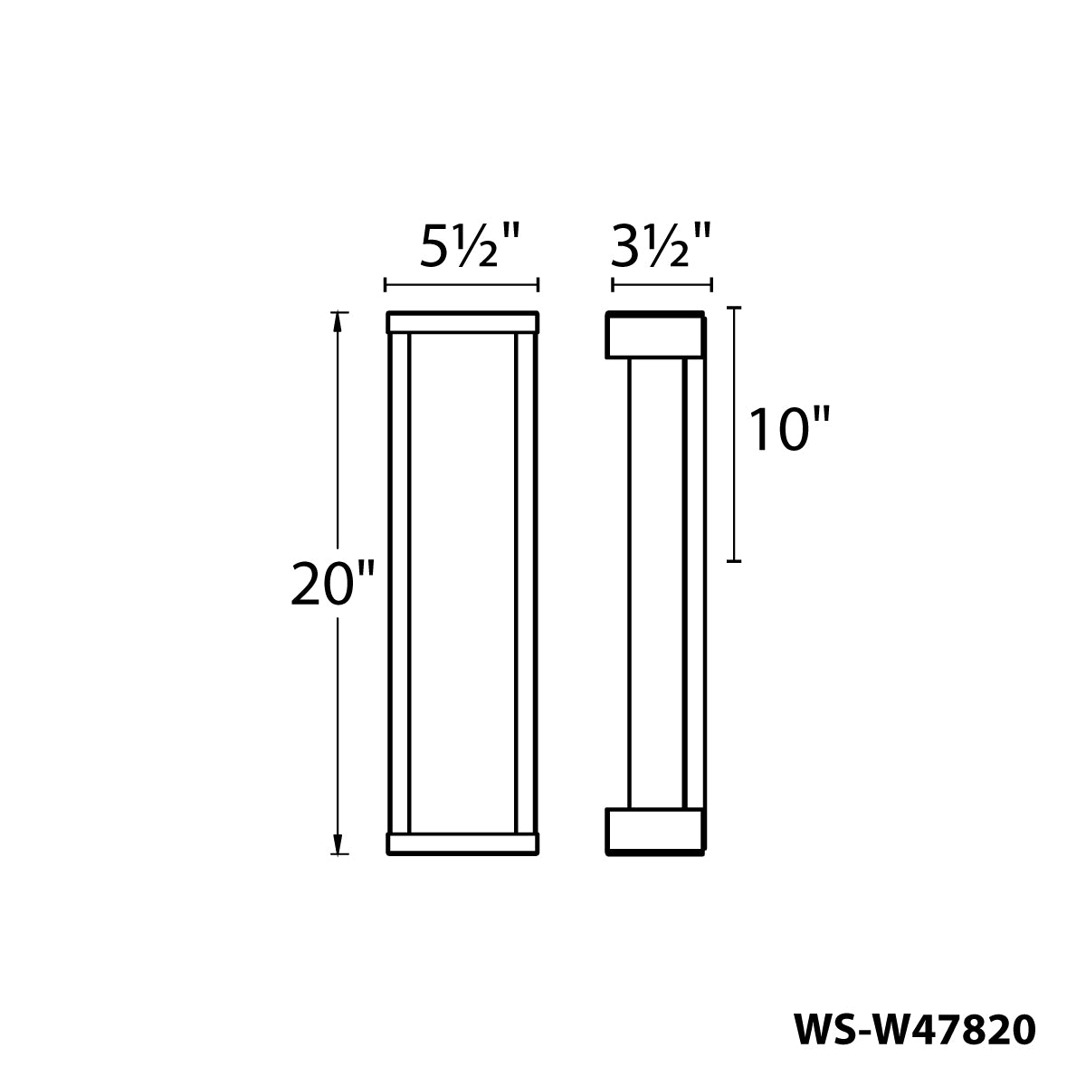 Case LED Indoor and Outdoor Wall Light Exterior WAC Lighting