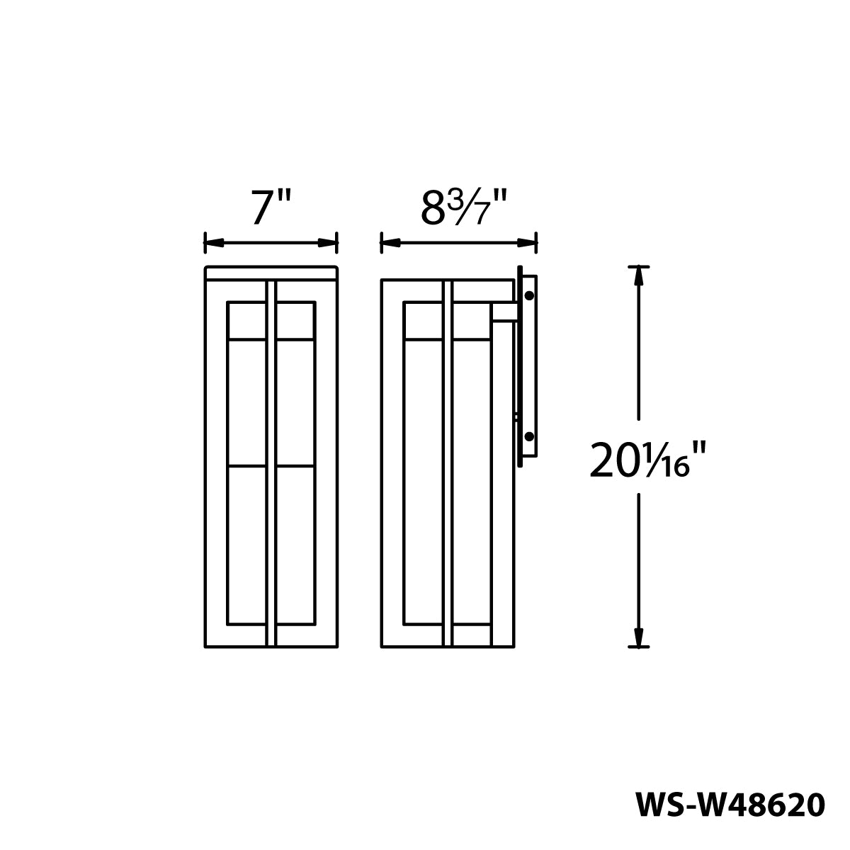 Chamber LED Indoor and Outdoor Wall Light Exterior WAC Lighting