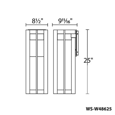 Chamber LED Indoor and Outdoor Wall Light Exterior WAC Lighting