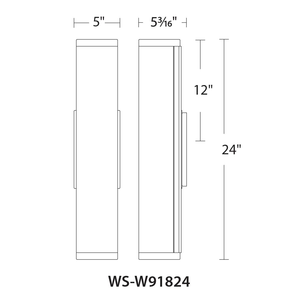 Cylo LED Indoor and Outdoor Wall Light Exterior WAC Lighting