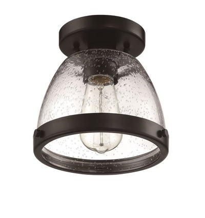 Lodie 1 Light 7.5" Flushmount in Flat Black Flush Mount Craftmade