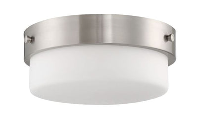 Oak Street 2 Light 11" Flushmount in Brushed Polished Nickel Flush Mount Craftmade