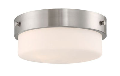 Oak Street 2 Light 11" Flushmount in Brushed Polished Nickel Flush Mount Craftmade