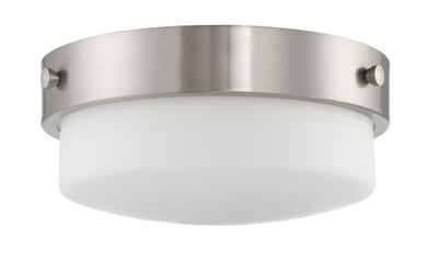 Oak Street 2 Light 13.75" Flushmount in Brushed Polished Nickel Flush Mount Craftmade