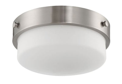 Oak Street 2 Light 13.75" Flushmount in Brushed Polished Nickel Flush Mount Craftmade