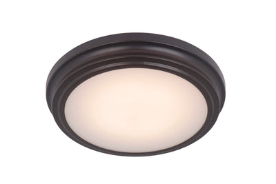 X66 Series 1 Light 9" LED Flushmount in Oiled Bronze Flush Mount Craftmade