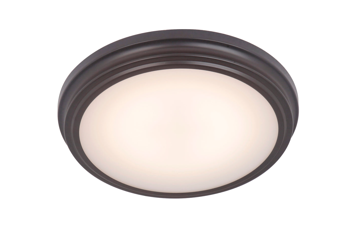 X66 Series 1 Light 13" LED Flushmount in Oiled Bronze Flush Mount Craftmade