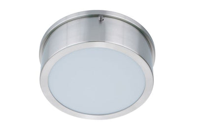 Fenn 1 Light 9" LED Flushmount in Brushed Polished Nickel Flush Mount Craftmade