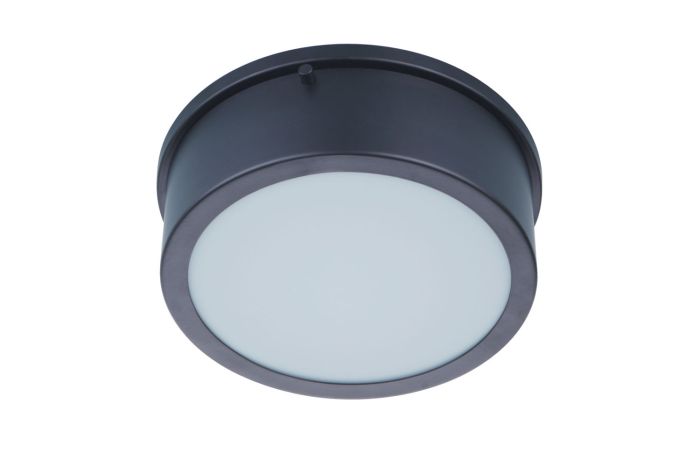 Fenn 1 Light 9" LED Flushmount in Flat Black Flush Mount Craftmade