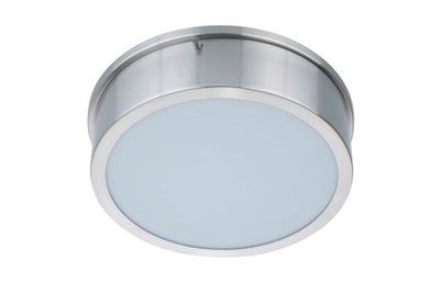 Fenn 1 Light 11" LED Flushmount in Brushed Polished Nickel Flush Mount Craftmade