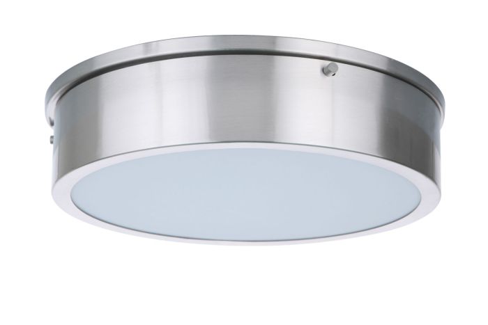 Fenn 1 Light 13" LED Flushmount in Brushed Polished Nickel Flush Mount Craftmade