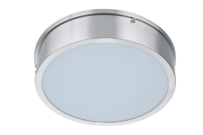 Fenn 1 Light 13" LED Flushmount in Brushed Polished Nickel Flush Mount Craftmade