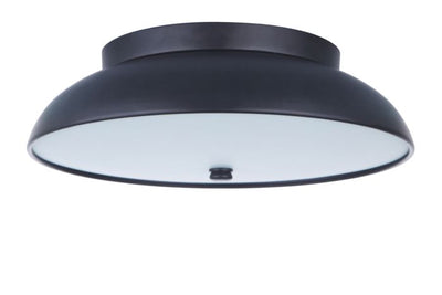 Soul 1 Light 12.5" LED Flushmount in Flat Black Flush Mount Craftmade