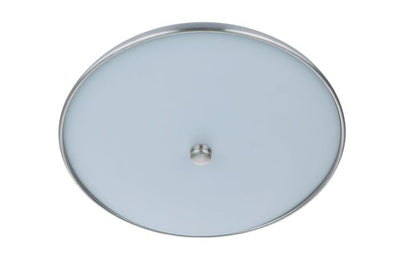 Soul 1 Light 12.5" LED Flushmount in Flat Black/Brushed Polished Nickel Flush Mount Craftmade