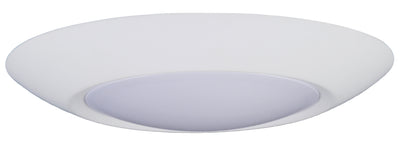 Slim Line 1 Light 6" LED Flushmount in White (7" Overall Diameter) Flush Mount Craftmade