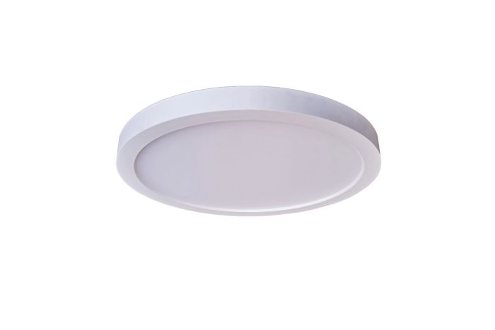 7" Slim Line LED Flushmount in White Flush Mount Craftmade