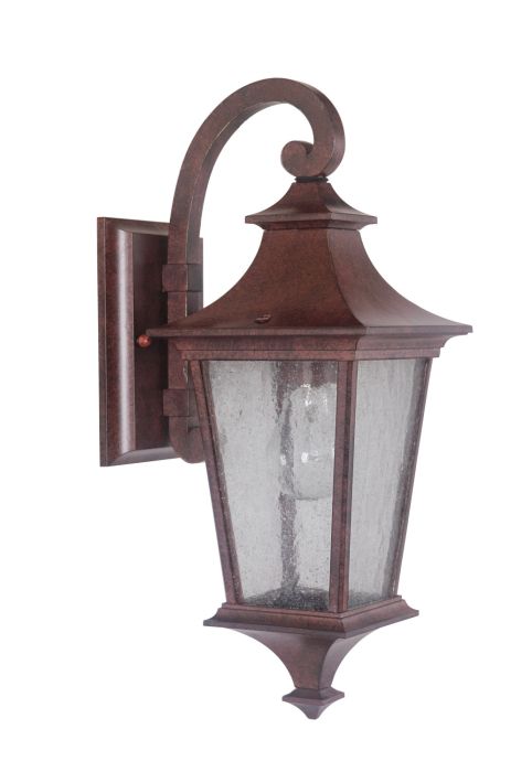 Argent II 1 Light Small Outdoor Wall Lantern in Aged Bronze Exterior Craftmade