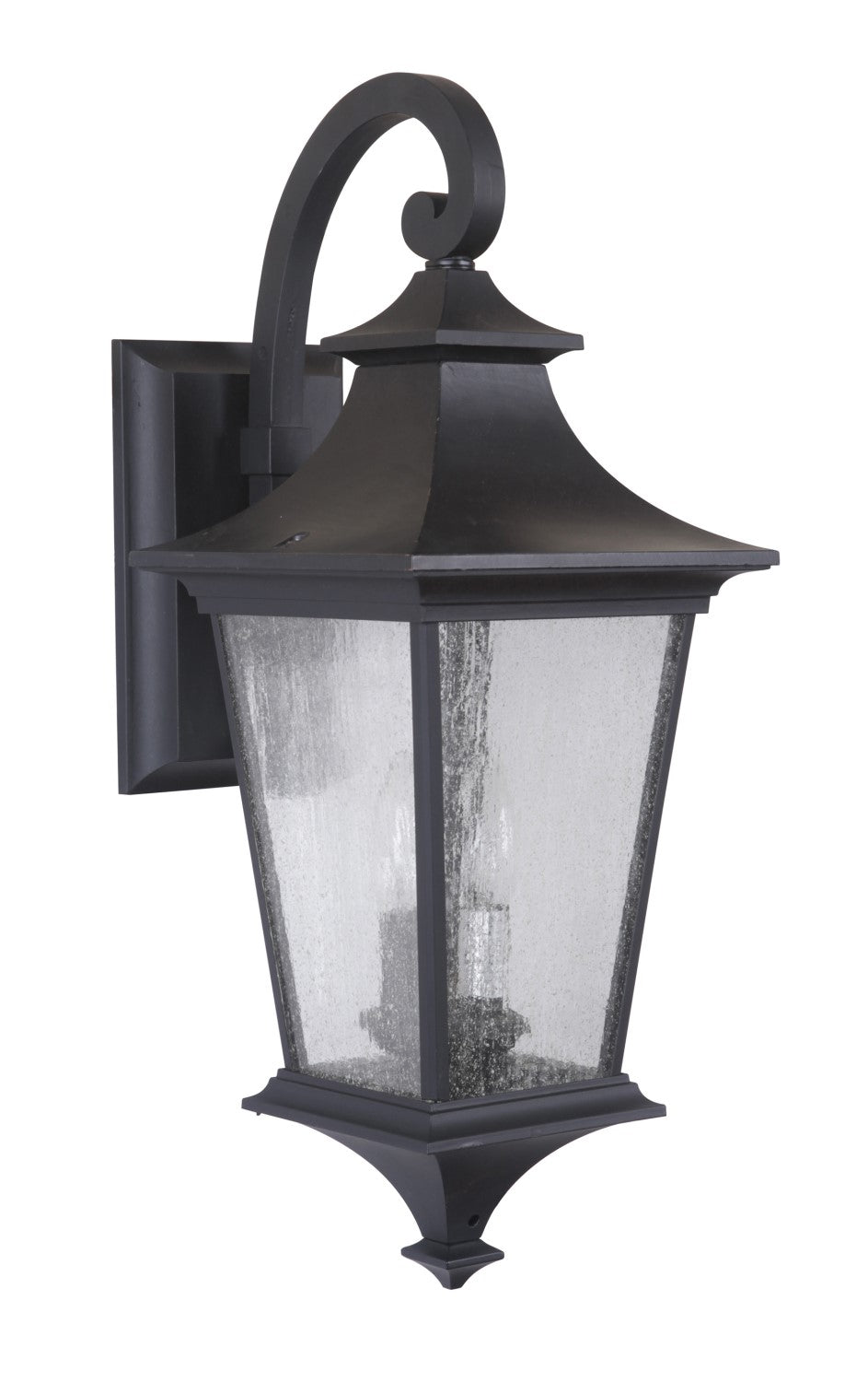 Argent II 2 Light Medium Outdoor Wall Lantern in Midnight Exterior Craftmade