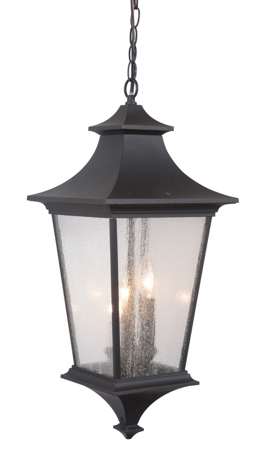 Argent II 3 Light Outdoor Pendant in Midnight Exterior Craftmade