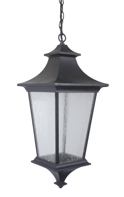 Argent II 3 Light Outdoor Pendant in Midnight Exterior Craftmade