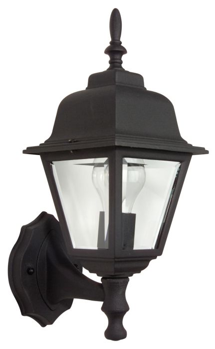 Coach Lights Cast 1 Light Small Outdoor Wall Lantern in Textured Black Exterior Craftmade