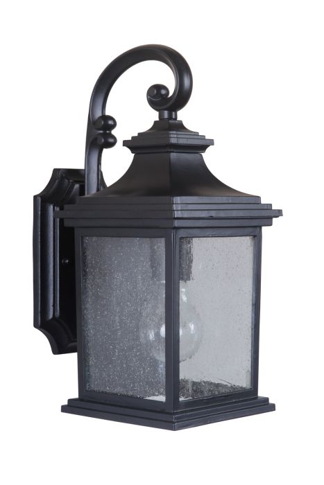 Gentry 1 Light Small Outdoor Wall Lantern in Midnight Exterior Craftmade