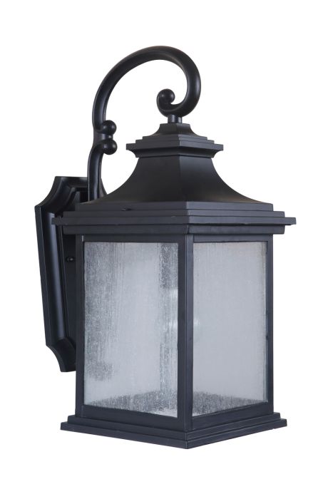 Gentry 1 Light Medium Outdoor Wall Lantern in Midnight Exterior Craftmade