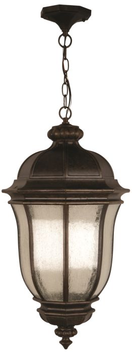 Harper 3 Light Outdoor Pendant in Peruvian Bronze Outdoor Exterior Craftmade