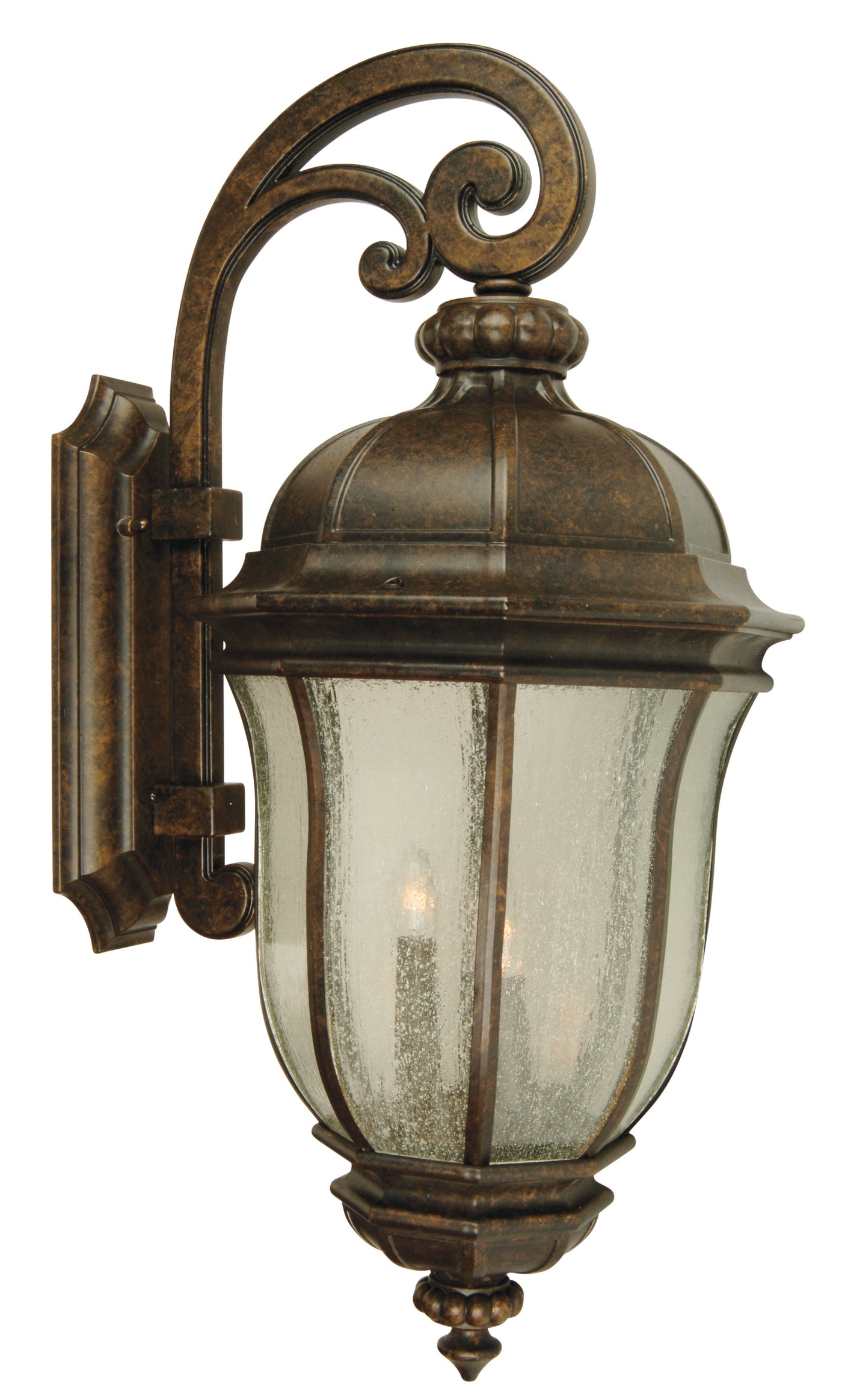 Harper 3 Light Large Outdoor Wall Lantern in Peruvian Bronze Outdoor Exterior Craftmade