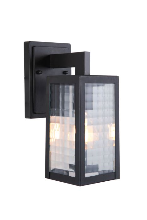 Deka 1 Light Small Outdoor Wall Lantern in Midnight Exterior Craftmade