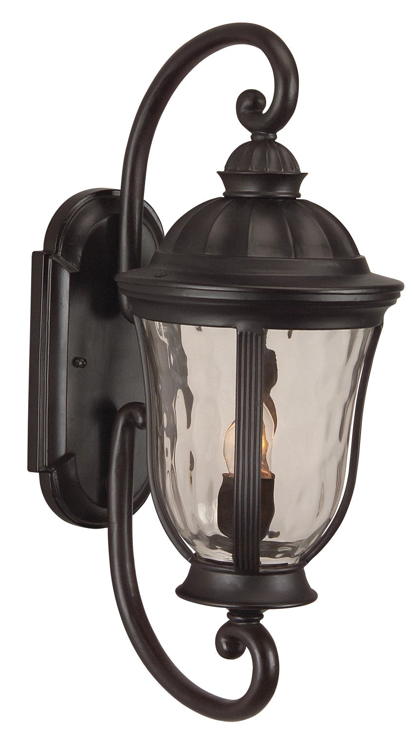 Frances 2 Light Medium Outdoor Wall Lantern in Oiled Bronze Outdoor Exterior Craftmade