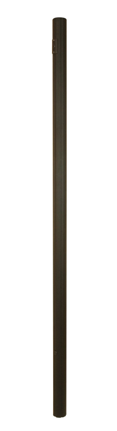 84" Fluted Direct Burial Post in Textured Black Exterior Craftmade