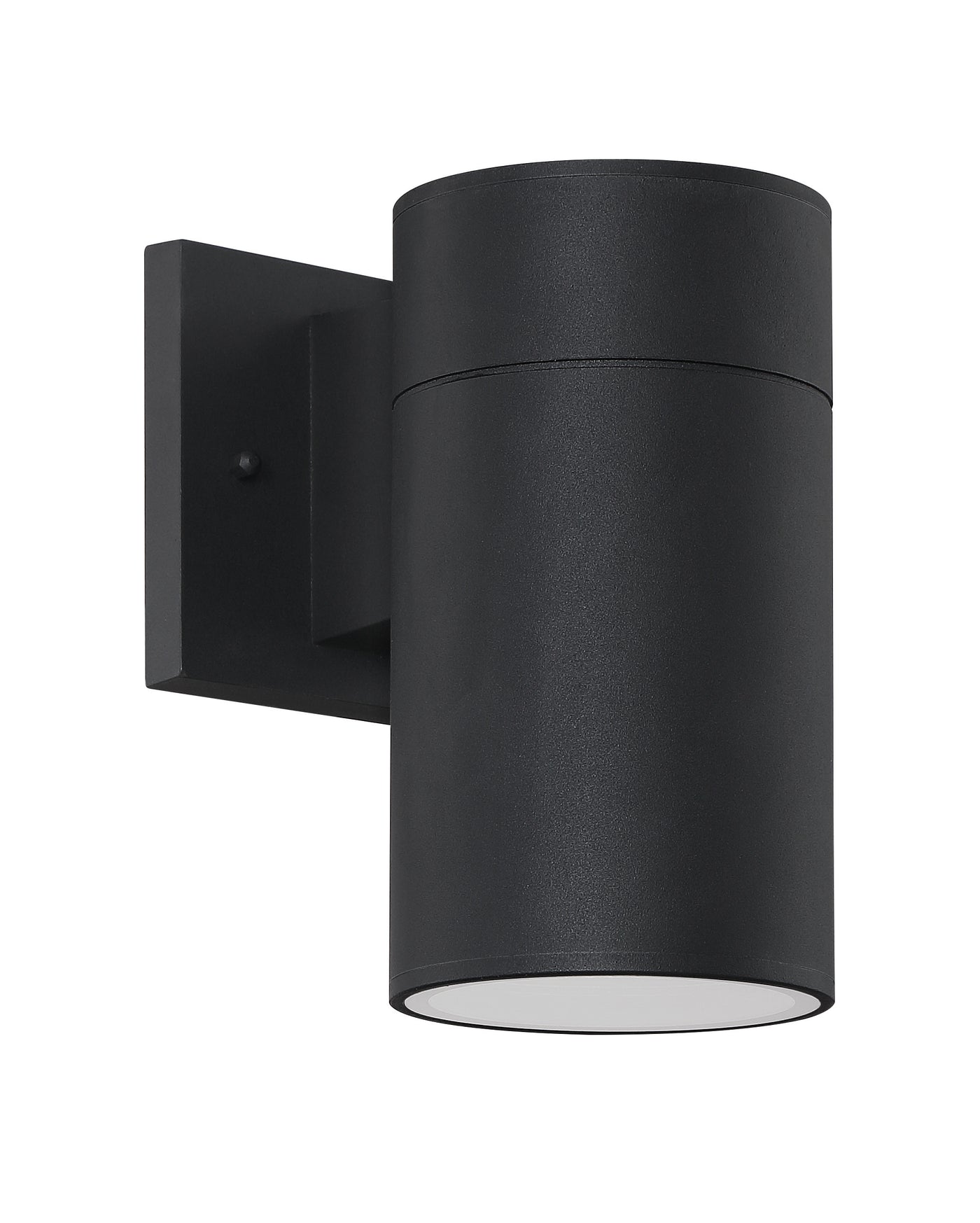 Pillar 1 Light Outdoor LED Wall Lantern in Textured Black Exterior Craftmade