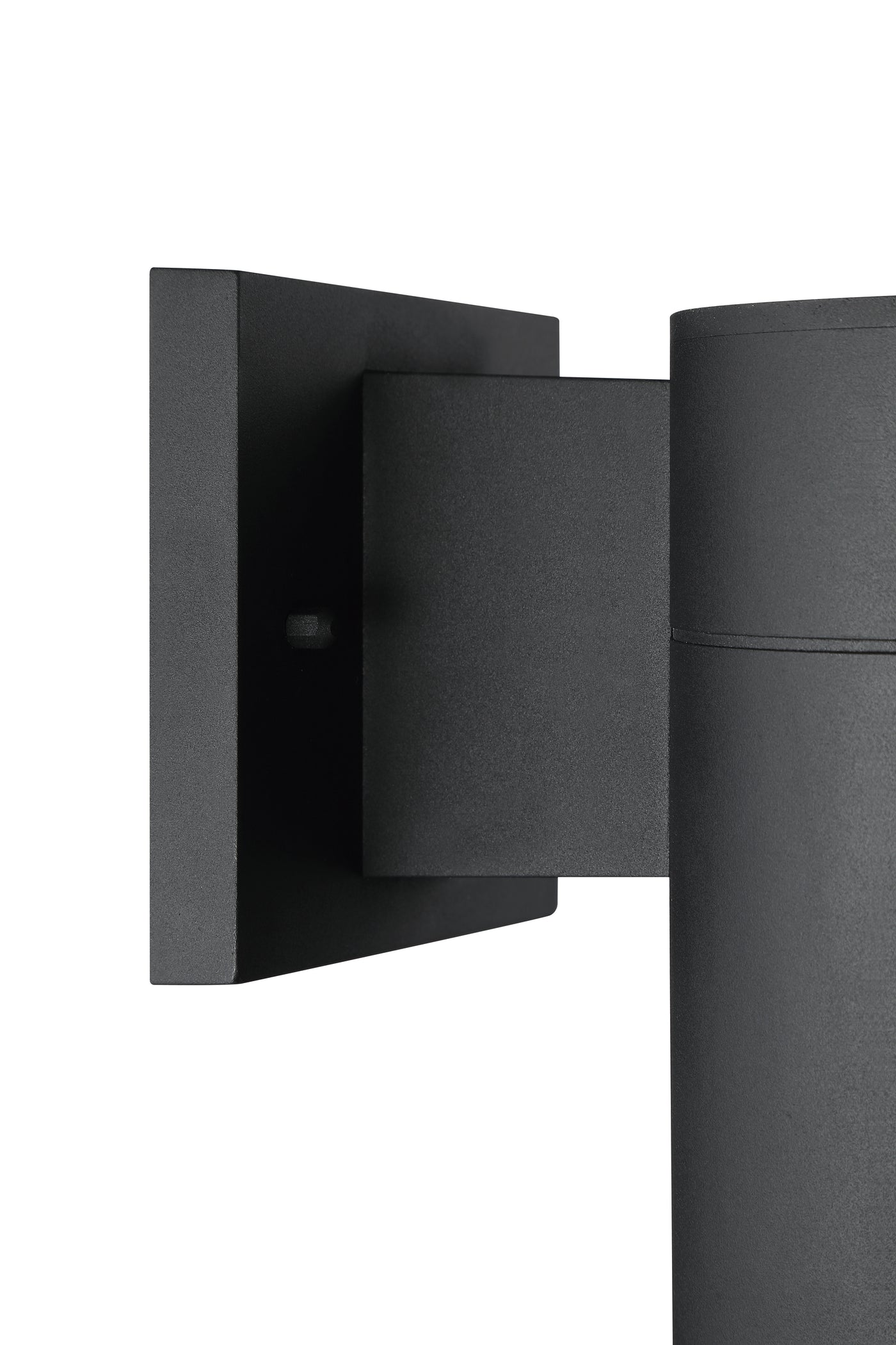 Pillar 1 Light Outdoor LED Wall Lantern in Textured Black Exterior Craftmade