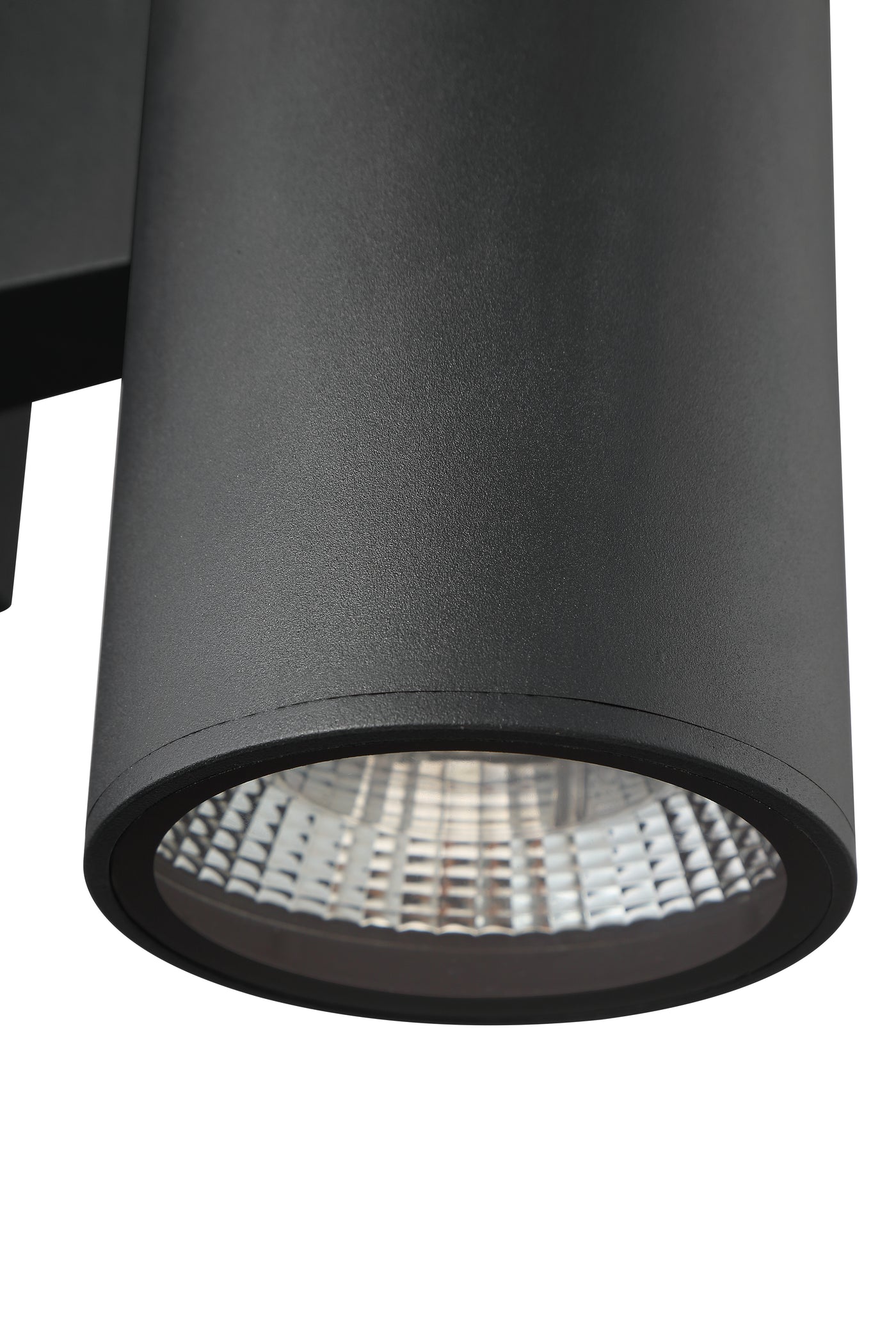 Pillar 1 Light Outdoor LED Wall Lantern in Textured Black Exterior Craftmade