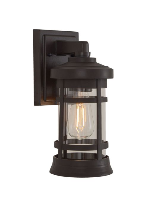 Resilience 1 Light Outdoor Lantern in Bronze Exterior Craftmade