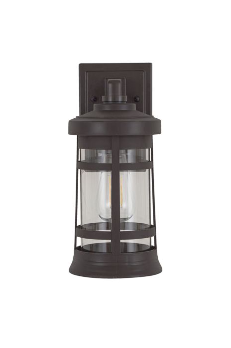 Resilience 1 Light Outdoor Lantern in Bronze Exterior Craftmade