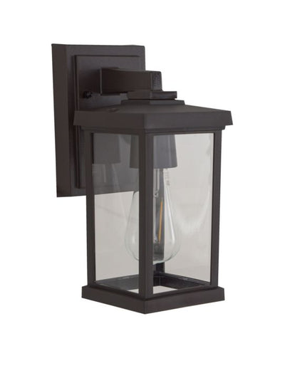 Resilience 1 Light Outdoor Lantern in Bronze Exterior Craftmade