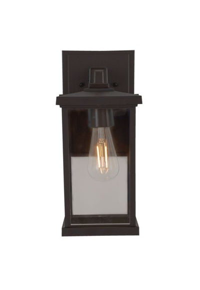 Resilience 1 Light Outdoor Lantern in Bronze Exterior Craftmade