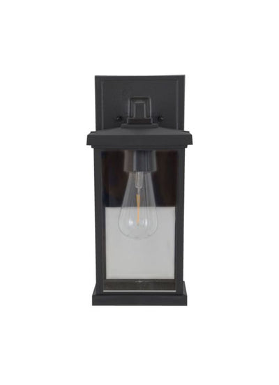 Resilience 1 Light Outdoor Lantern in Textured Black Exterior Craftmade