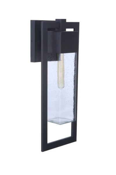 Perimeter 1 Light Small Outdoor Wall Lantern in Midnight Exterior Craftmade