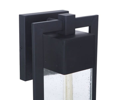 Perimeter 1 Light Small Outdoor Wall Lantern in Midnight Exterior Craftmade